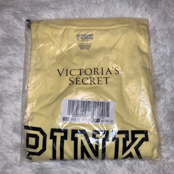 VS PINK LONG SLEEVE CAMPUS TEE - Picture 3 of 4